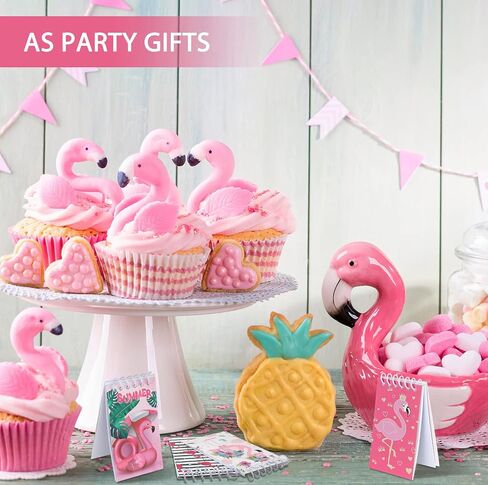 24 Pieces Flamingo Mini Notepads Summer Party Favors Hawaii Note Pads Luau Small Notebooks Tropical Spiral Memo Pad 2.36 x 3.94 Inch for Boys and Girls Student Teacher Classroom Office School Reward in Saudi Arabia