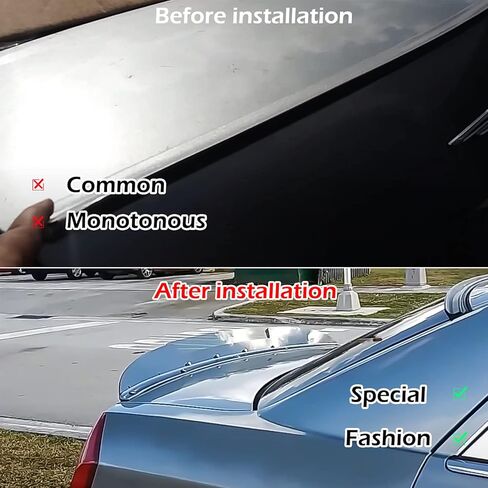 300SRT سبويلر ويكر بيل لكرايسلر 300 SRT 2005 2006 2007 2008 2009 2010 إضافة على غطاء الصندوق الخلفي بيل ويكر مع أداة ريفنوت in Kuwait