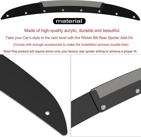 300SRT سبويلر ويكر بيل لكرايسلر 300 SRT 2005 2006 2007 2008 2009 2010 إضافة على غطاء الصندوق الخلفي بيل ويكر مع أداة ريفنوت in Kuwait