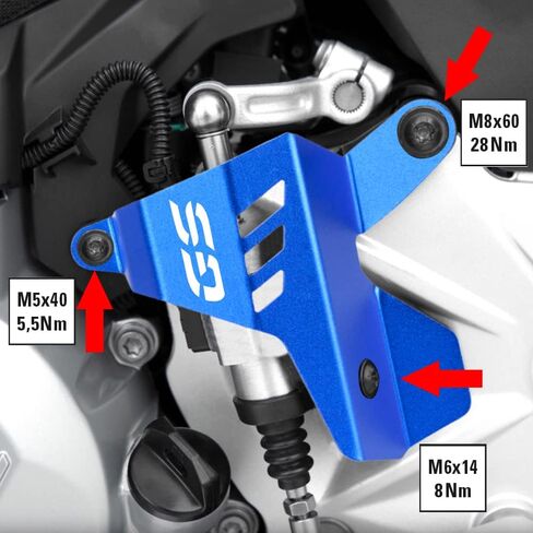 for F750GS F850GS 2018-2022 F850GS Adv 2019-2022 Motocycle Accessories CNC Aluminium Gear Shift Lever Protective Cover F 750GS F 850GS F 850GS Adv Quick Shifter Protector (Black) in Saudi Arabia