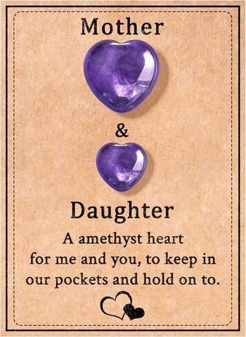 هدية الأم والابنة مجموعة كريستال كوارتز روز من القلب in Kuwait