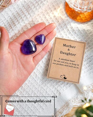 هدية الأم والابنة مجموعة كريستال كوارتز روز من القلب in Kuwait