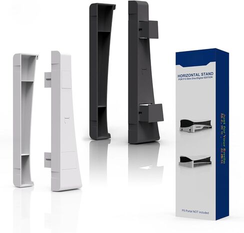 Console Holder Horizontal Bracket Stand for PS5 Base Stand for PS5 Slim Disc & Digital Editions Accessories (Retro Grey) in Saudi Arabia