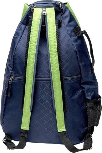 حقيبة ظهر للتنس من Glove It للنساء، حقيبة تنس خفيفة الوزن للسيدات وحقيبة ظهر بحزام لمضاربين وكرات وزجاجة مياه in Kuwait