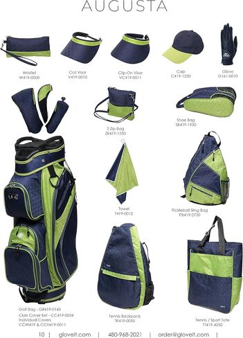 حقيبة ظهر للتنس من Glove It للنساء، حقيبة تنس خفيفة الوزن للسيدات وحقيبة ظهر بحزام لمضاربين وكرات وزجاجة مياه in Kuwait