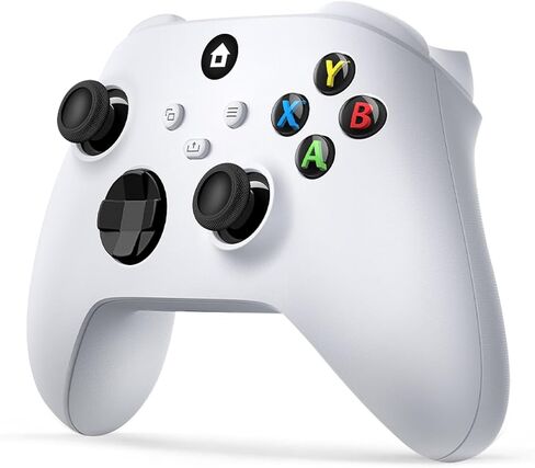 وحدة تحكم Xbox One من SANGDER، وحدة تحكم Xbox اللاسلكية متوافقة مع Xbox One/One S/One X/One Series X/S، وحدة تحكم لاسلكية Windows PC.2.4 جيجا هرتز لأجهزة Xbox one مع مقبس سماعة رأس صوت 3.5 مم، أبيض in Kuwait