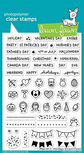 Lawn Fawn Clear Stamp Plan On It Holidays in Saudi Arabia