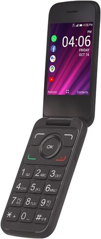 هاتف TCL Go Flip 2 4058G 8GB غير مقفل من المصنع 4G LTE GSM ذكي فليب in Kuwait