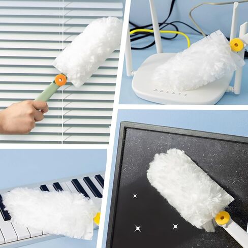 Car Interior Duster - Ultimate Cleaning Tool for Cars, House, and Office - Compact Mini Design for Effortless Dust Removal (Duster) in Saudi Arabia
