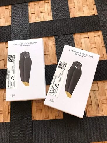 100% Original DJI Mavic Pro Platinum 8331 Low-Noise Quick-Release Propellers - Gold Tips - 2 Pairs in Saudi Arabia