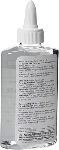 Amazon Basics Washable Liquid School Glue, 5 oz Bottle, Clear, 12-Pack in Saudi Arabia