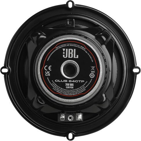 JBL Club 34F - 3-1/2" (87mm) Two-Way Car Speaker, 75 Watts Peak, 25 Watts RMS, Sensitivity (@ 2.83V): 89dB, Frequency Response: 90Hz – 20kHz, Nominal Impedance: 3.0 ohms in Saudi Arabia
