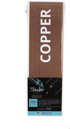 3Doodler PRO Copper 3D Printing Pen Filament Refill Pack (x25 Strands of Plastic) in Kuwait