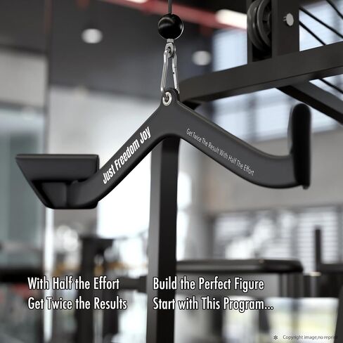 JFJ New LAT Pull Down Bar for Cable Machines - V Bar, T Bar, and Cable LAT Pulldown Attachments for Powerful Back and Tricep Strength Training in Saudi Arabia
