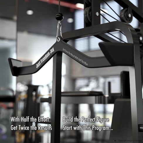 JFJ New LAT Pull Down Bar for Cable Machines - V Bar, T Bar, and Cable LAT Pulldown Attachments for Powerful Back and Tricep Strength Training in Kuwait