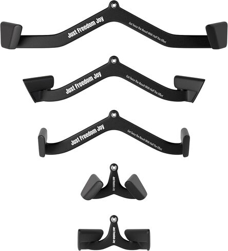 JFJ New LAT Pull Down Bar for Cable Machines - V Bar, T Bar, and Cable LAT Pulldown Attachments for Powerful Back and Tricep Strength Training in Saudi Arabia