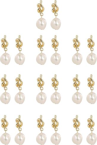 Pearl Drop Earrings Long Pearl Earrings Crystal Wedding Earrings for Brides, Bridesmaid, Bridal Earrings for Wedding Hypoallergenic Elegant Wedding Crystal Pearl Tassel Earrings for Bridal in Kuwait