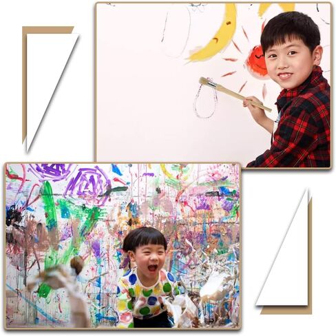 3 قطع فرشاة طلاء مستديرة بشعيرات طبيعية، مجموعة فرشاة شمع طلاء الطباشير، فرشاة طلاء الأثاث للمشاريع اليدوية DIY ديكور المنزل (20 مم 25 مم 30 مم) in Kuwait