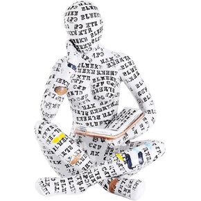 Modern Reading Woman Figurine - Home Decor Pulp Thinker Statue, Bookworms Abstract Sculpture Decoration for Home, Office, Living Room (B) in Saudi Arabia