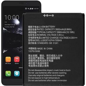 Z5156cc Battery Replacement Li-ion Battery Li3826T43P4h705949 [Upgraded] for Consumer Cellular ZTE Avid 579 Z5156CC Battery