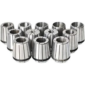 ER40 Spring Collet Set 1/8-1-1/8 Inch Carbon Steel Spring Collet Set for CNC Workholding Engraving and Milling Lathe Tools 12 Pack