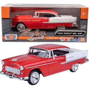 1955 Chevy Bel Air, Red - Showcasts 73229-1/24 Scale Diecast Model Toy Car, but NO Box