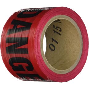 IRWIN Tools STRAIT-LINE 66202 Barrier Tape Roll, DANGER - DO NOT ENTER, 3-inch by 300-foot (66202), Black