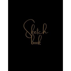 Sketch book: Sketch Book: Notebook for Drawing, Writing, Painting, Sketching or Doodling, Black Cover 122 Pages, 8.5x11