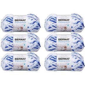 (6 Pack) Bernat Pipsqueak Yarn - Blue Jean Swirl