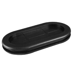 MECCANIXITY Rubber Grommet Mount Size 120 x 50 mm Oval Double-Sided for Wire Protection Pack of 4