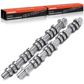 A-Premium Left and Right Engine Camshaft Compatible with Ford F-150, F-250 Super Duty, F-350 Super Duty, Explorer, Mustang, Expedition & Lincoln Navigator, Mark LT & Mercury Mountaineer, 2-PC Set