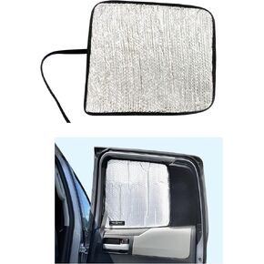 YelloPro Custom Fit Windshield Sunshade for Toyota Tundra -2007 2008 2009 2010 2011 2012 2013 2014 2015 2016 2017 2018 2019 2020 2021 - Limited SR5 Platinum TRD Pro Pickup, Sun Shade, Made in USA