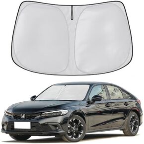 Windshield Sun Shade for Honda Civic 2006-2011 Front Window Sun Visor Protector Honda Civic Accessories Foldable Sunshade Blocks UV Rays Keeps Your Car Cooler