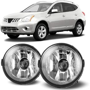 CPW Fog Lights Compatible with Cube/Juke/Murano/Quest/Rouge/Versa/Infinti EX35/EX37/FX35/FX45/FX50/G25/G37/M37/M56 Driving Fog Lights
