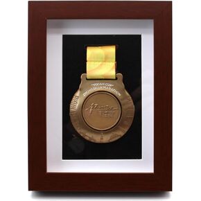 WANLIAN Medal Display, Wooden Display Stand, Perfect for Displaying Medals, Suitable for Medal Holders and All Athletes (6x8)