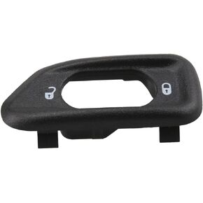 RLB-HILON Door Lock Switch Bezel, Compatible with Jeep Wrangler JK, for 2011 2012 2013 2014 2015 2016 2017 2018 Year, for 68185911AA, for Left Driver Side Door Lock Switch