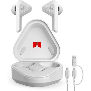 Monster DNA Go Wireless Earbuds - Bluetooth Earbuds with aptX Lossless Audio, Clear Voice Capture, IPX5 Water Resistance, Rapid 15-Minute Charge, Long-Lasting Battery and Charging Case