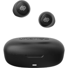 Urbanista Wireless Earbuds, Bluetooth 5.2 Enhanced Small Headphones, Touch Controls, 27 Hr Playtime, USB C Fast Charging Case, IPX Sweatproof Headphones for Running, Sports, Lisbon, Coral Peach