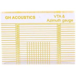 Alnicov LP Vinyl Record Player Azimuth Ruler，for Measuring Phono Tonearm VTA/Cartridge Azimuth Ruler Balance Cartridge Azimuth Ruler