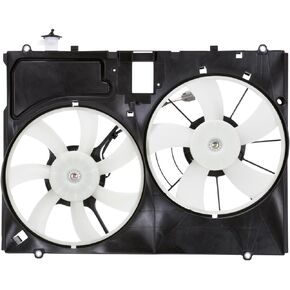 TYC 622190 Cooling Fan Assembly Compatible with 2007-2009 Lexus RX350, Black