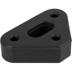 X AUTOHAUX Car 3 Holes 9mm Dia Black Rubber Muffler Exhaust Hangers Bushing 91x60x23mm