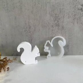 قالب سيليكون منعش للسيارة على شكل سنجاب - قالب منعش للهواء - قالب معطر برائحة الخرز - راتنجات الإيبوكسي - قالب صابون الشموع - مادة سميكة مطورة - آمن في الفرن in Kuwait