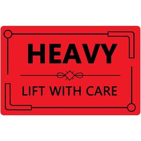 Heavy Sticker Lift with Care Labels Stickers,Shipping Mailing Cartons Adhesive Labels,Shipping Label Stickers for Shipping and Packing,300Pcs Per Roll.