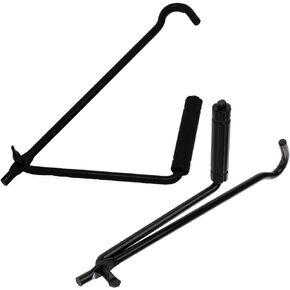 2 Pack Car Scissor Jack Lug Handle Wrench Crank Replacement Labor-Saving Speed Spanner Hand Tool for Auto Repair Wheel Tire Lift Automotive Car SUV Truck Van