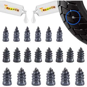 مجموعة إصلاح الإطارات، مسمار إصلاح الإطارات، سدادة لولبية الإطارات، 22 قطعة من الأظافر المطاطية لإصلاح الإطارات، إصلاح الإطارات، مناسبة للسيارة والدراجات النارية وATV وجيب والشاحنة وإصلاح ثقب إطارات الجرار in Kuwait