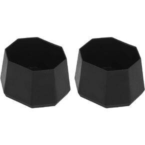 غطاء مؤخرة مضرب التنس، قطعتان من غطاء مؤخرة مضرب التنس، غطاء طرفي من السيليكون لمضرب كرة المضرب باللون الأسود in Kuwait