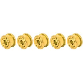 VGEBY Crank Bolts, Bike Chainwheel Screws Chainring Crankset Bolts and Nuts Accessory for Single Dental Plate(Gold) Chainring Bolts Bmx Chainrings Bolts