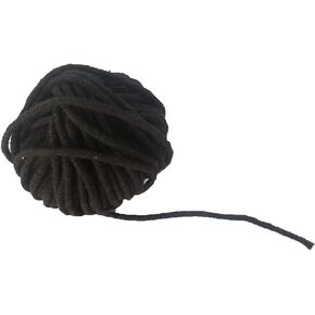 YADNESH Black Cotton Thread(1 mm Thick)-Kala DHAGA- Nazar -Black String-Kalwa RAKSHA Sutra-Evil Eye Protection THREAD-30 Meters,Valentine Day Gifts (Black Cotton)