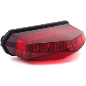 Universal 10 LED Rear Tail Light Brake Stop Running Light for Standard Sport ATV Quad Dirt Bike (Smoke)