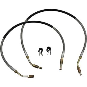 Front Left Right Brake Hose Line Compatible with Polaris Sportsman Xplorer Big Boss Diesel Magnum Trail Blazer Trail Boss Scrambler Sport Xpedition Worker 500 400 250 300 325 350 425 335 455